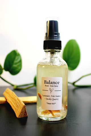 Lavender + Palo Santo: Balance Room + Body Spray