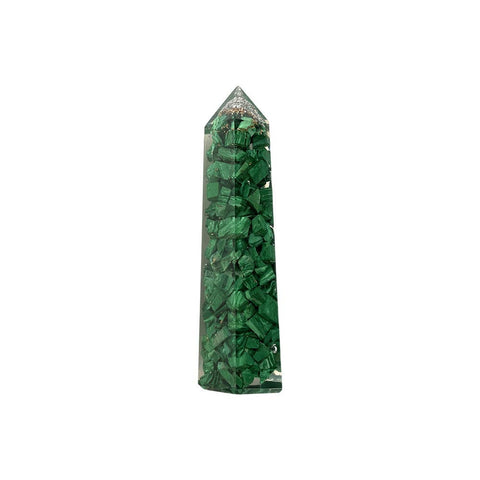 Orgonite Obelisk Tower - Green