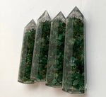 Orgonite Obelisk Tower - Green