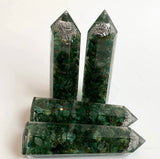 Orgonite Obelisk Tower - Green